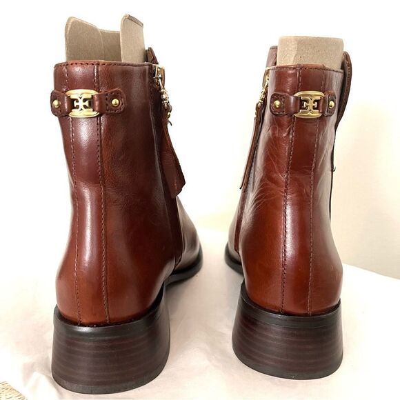 Sam Edelman Thatcher Square Toe Ankle Boots in Chocolate Brown, 7.5 NIB - Picture 13 of 16